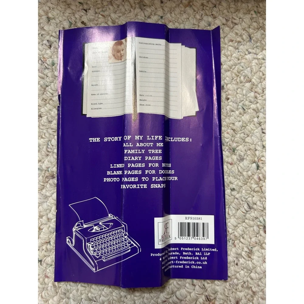 The Story Of My Life Keepsake Memory Journal Album Scrapbook‎ Diary Gift
